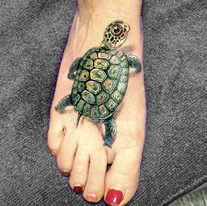 finelinetattoo graz schildkrte