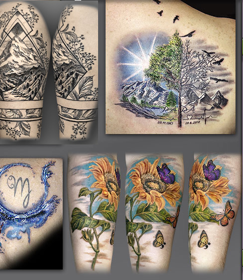 tattoostudio graz leben berge baum 